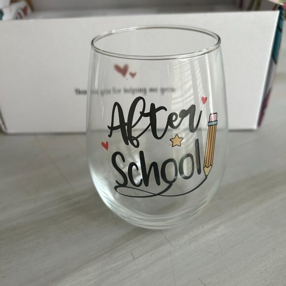 NEW Teacher Appreciation Gifts for Women  Coffee Mug Wine Glass Funny Thank You - Picture 4 of 12